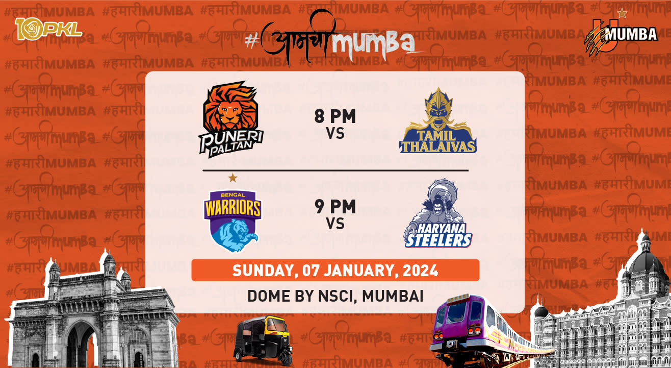 PKL 2023-24: Puneri Paltan v Tamil Thalaivas and Bengal Warriors v Haryana Steelers