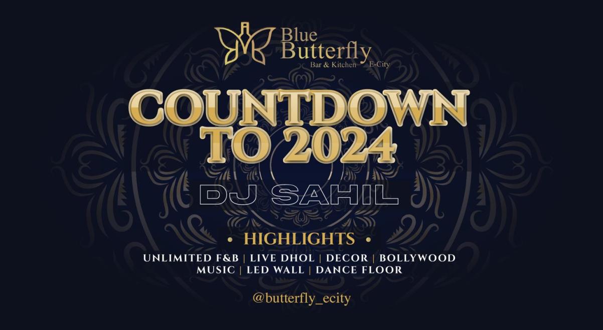 COUNTDOWN TO 2024 - Blue Butterfly Bar & Kitchen | NY 2024