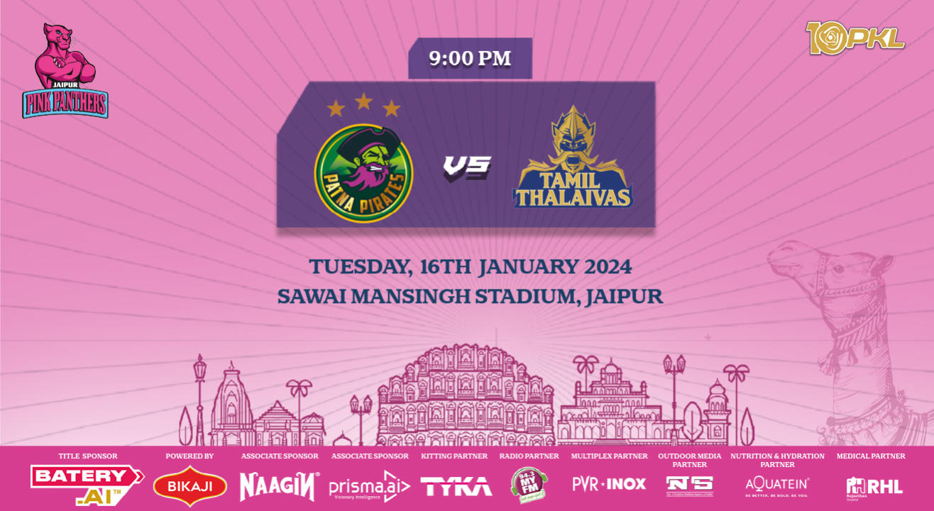 PKL 2023-24: Patna Pirates v Tamil Thalaivas