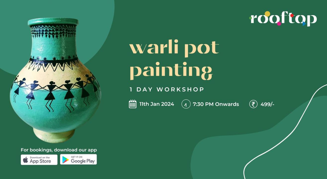 Warli Pot painting