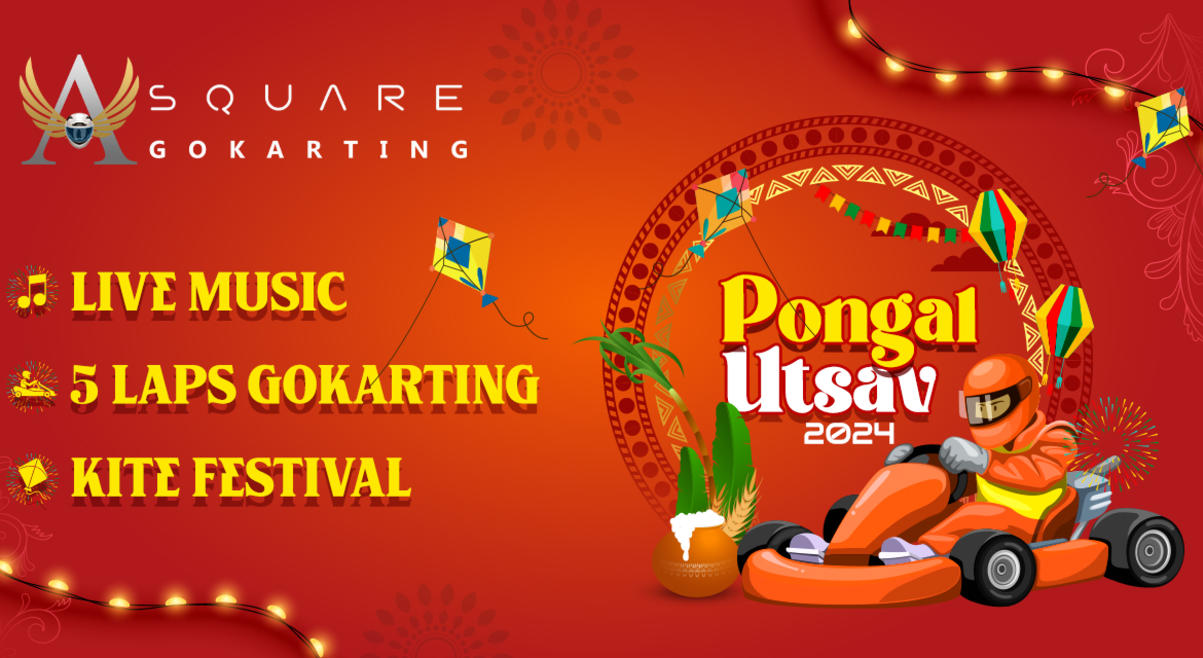 🌾 Pongal Utsav 2024 at A Square Gokarting 🏎️✨