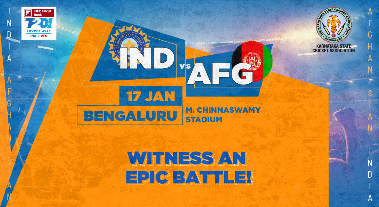 IDFC FIRST Bank T20I Trophy, 3rd T20I: India vs Afghanistan, Bengaluru