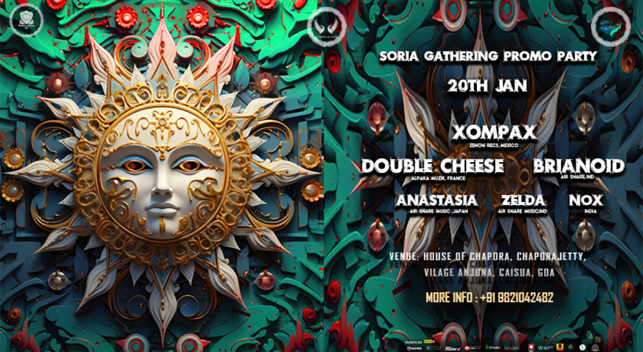 Xompax(live ) ,Double Cheese (live ),Brianoid & more 