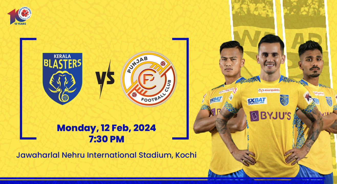 ISL 2023-24: Kerala Blasters FC vs Punjab FC