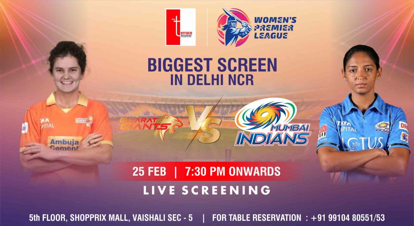 Gujarat Giants vs Mumbai Indians WPL 2024 3rd match (Screening)