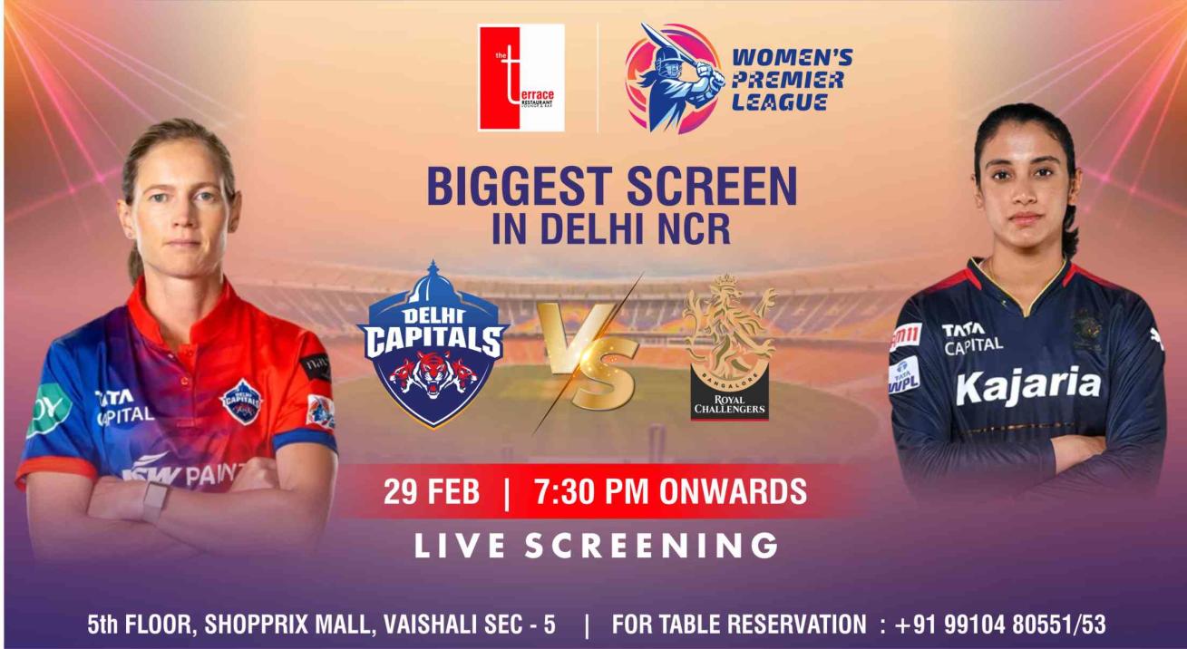 Delhi Capital vs Royal Challengers Bangalore WPL 2024 Match (Screening)