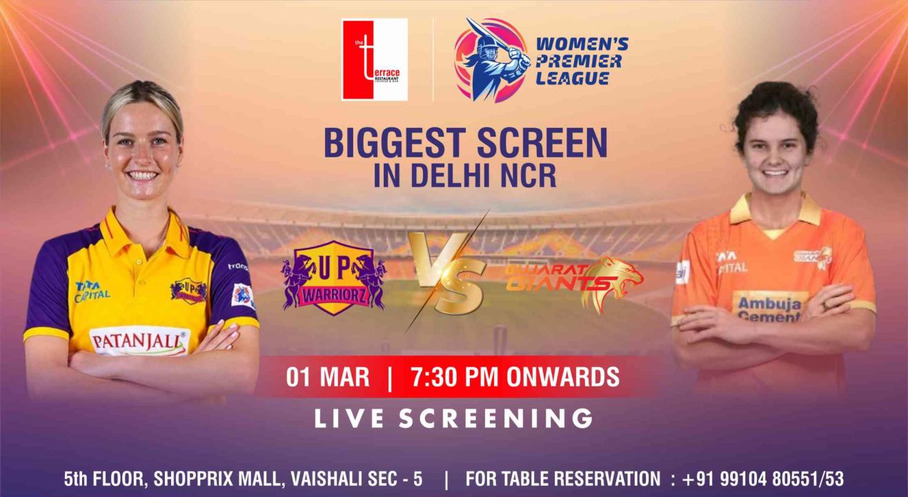 UP Warriorz vs Gujarat Giants WPL 2024 Match (Screening)