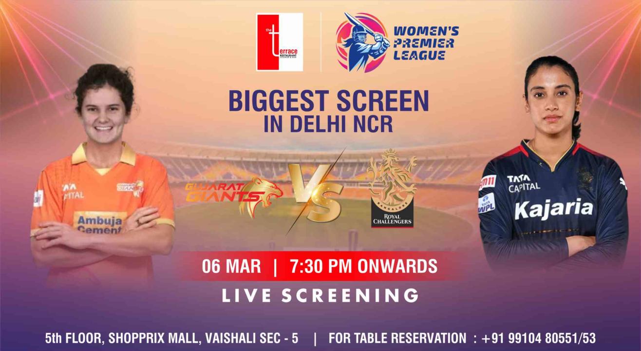 Royal Challengers Bangalore vs Gujarat Giants WPL 2024 (Screening)