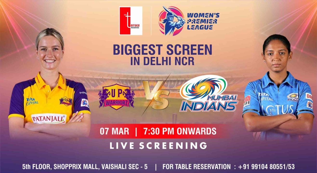 UP Warriorz vs Mumbai Indians WPL 2024 (Screening)