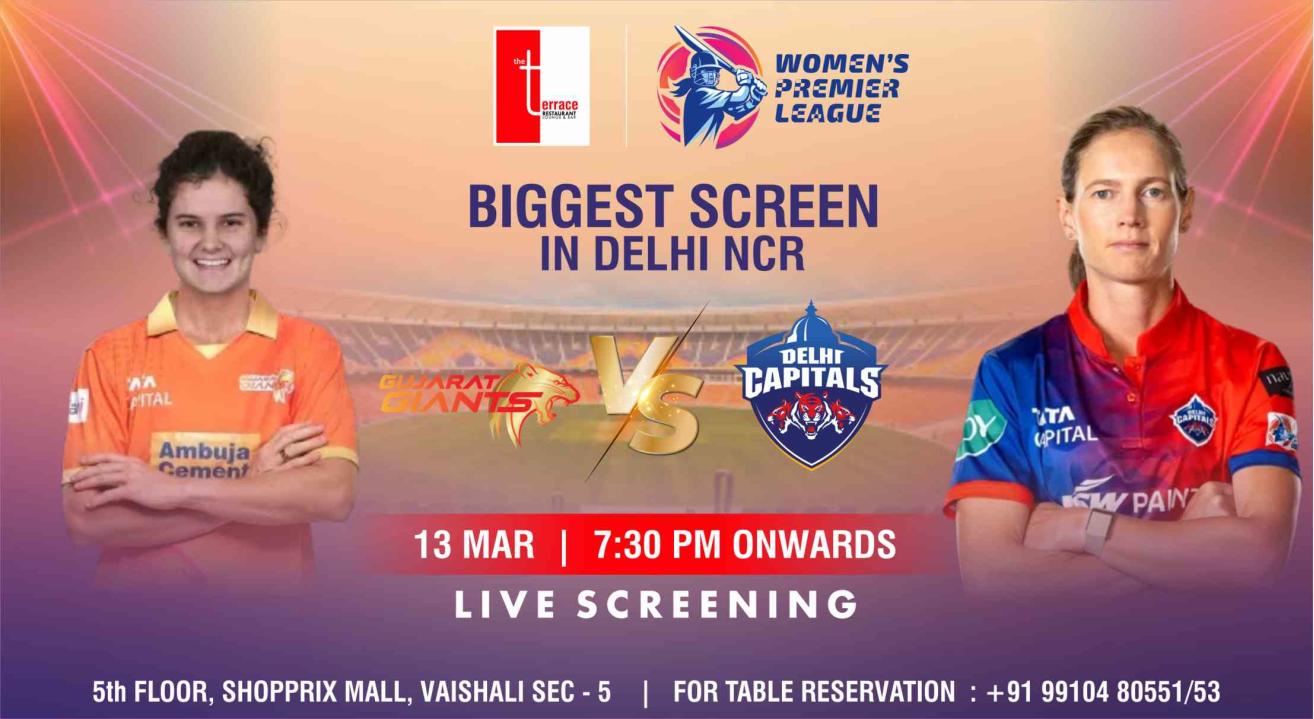 Delhi Capital vs Gujarat Giants WPL 2024 Match (Screening)