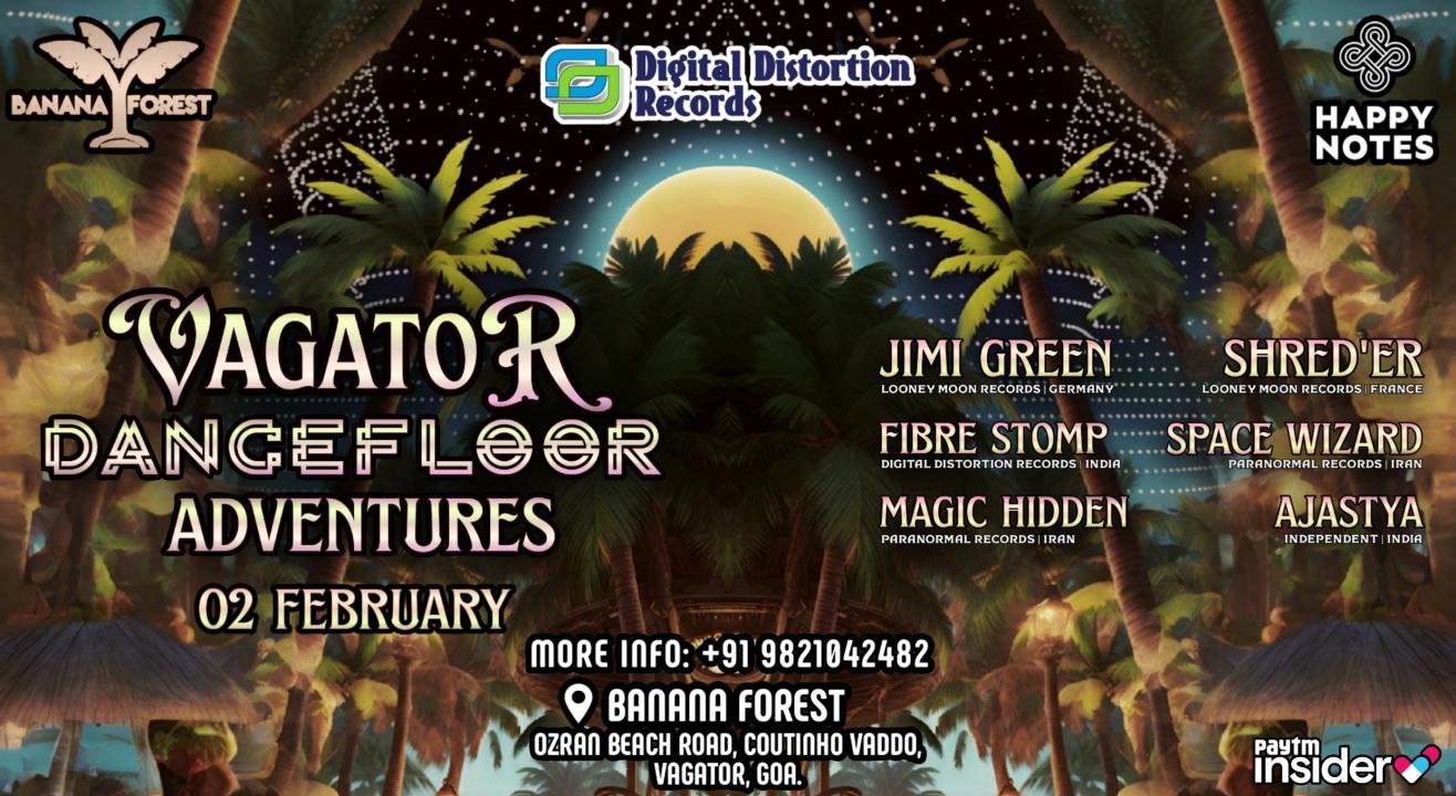 Vagator Adventure with Jimi Green,Shredder & morec