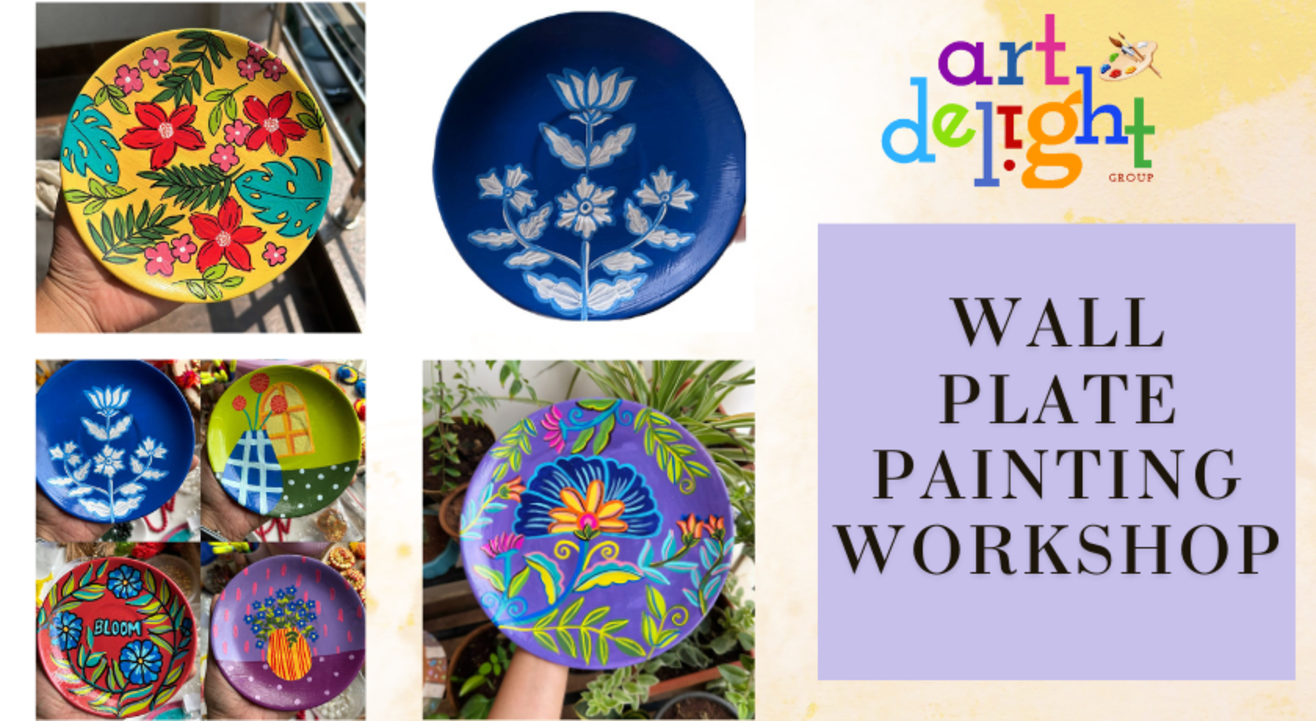 Wall Plate Painting Workshop by ArtDelight