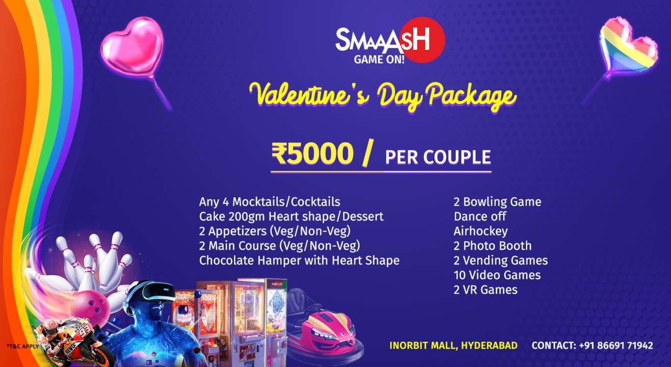 Valentines Celebration @ Smaaash Hyderabad