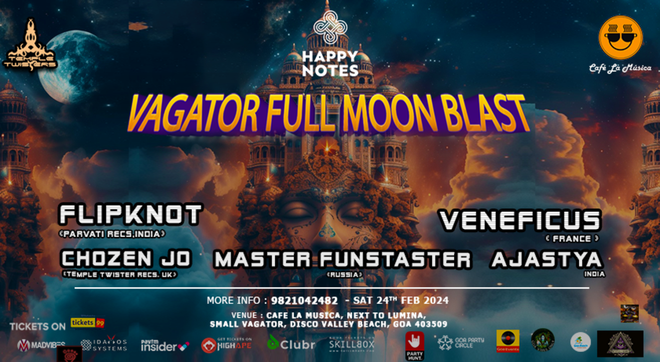 Full Moon Blast with Flipknot (Parvati Recs ,ind),Veneficus (France) & morec