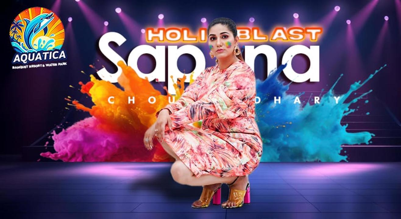 Holi Celebration ft. Sapna Chaudhary I Aquatica | HOLI 2024