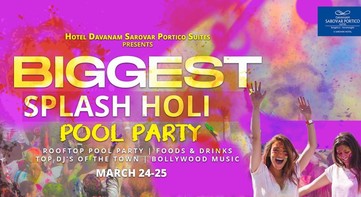 HOLI SPLASH POOL PARTY  | HOLI 2024