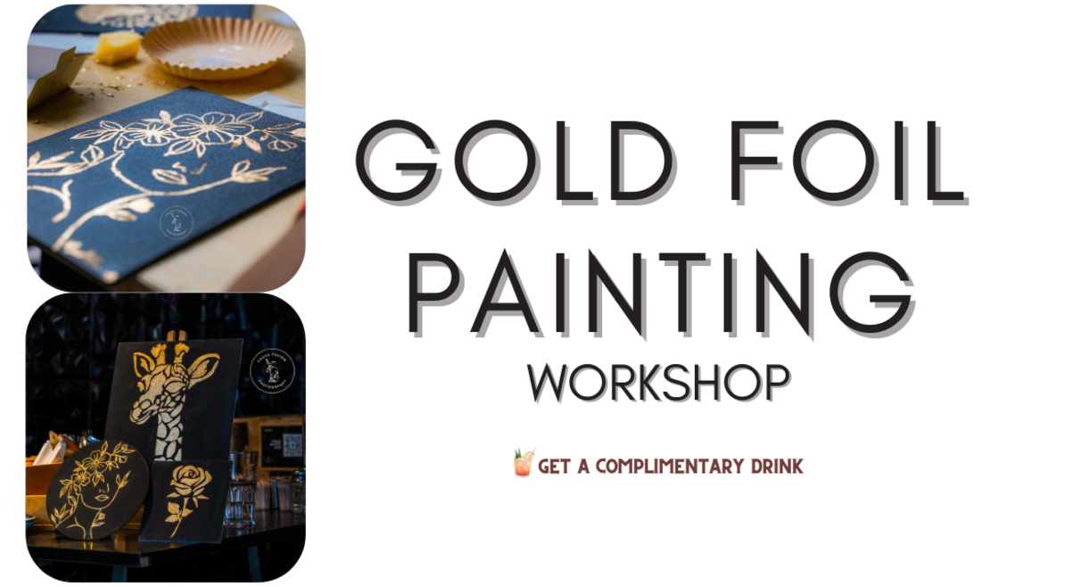 Gold Foil Painting at HOG