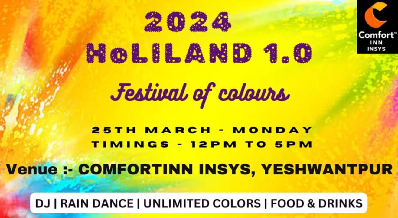 HOLILAND | MSR EVENTS | HOLI 2024