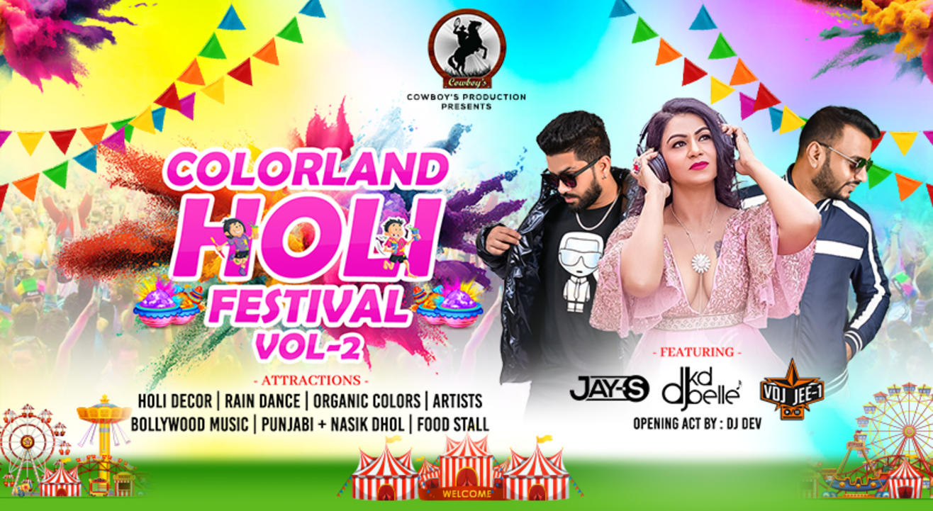 COLORLAND HOLI FESTIVAL VOL-2 @ EXHIBITION GROUND | HOLI 2024