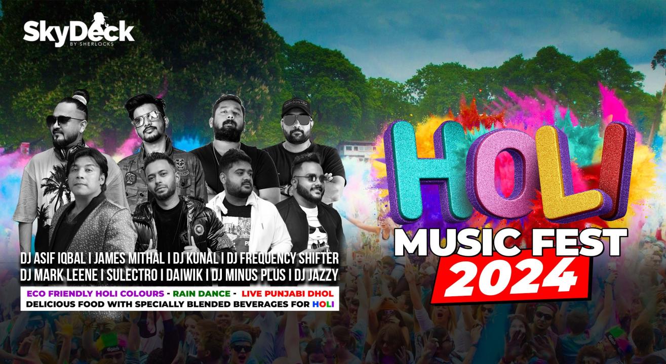 Holi Festival 2024 At Skydeck MG Road | HOLI 2024