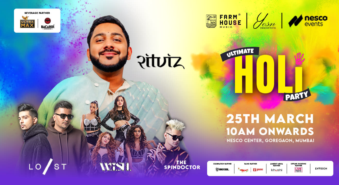 The Ultimate Holi Party 2024 Ft Ritviz| HOLI 2024