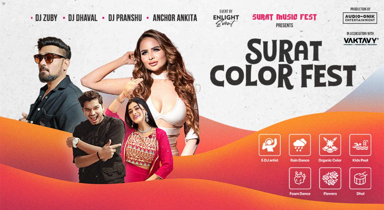 Surat Color Fest 2024 | HOLI 2024