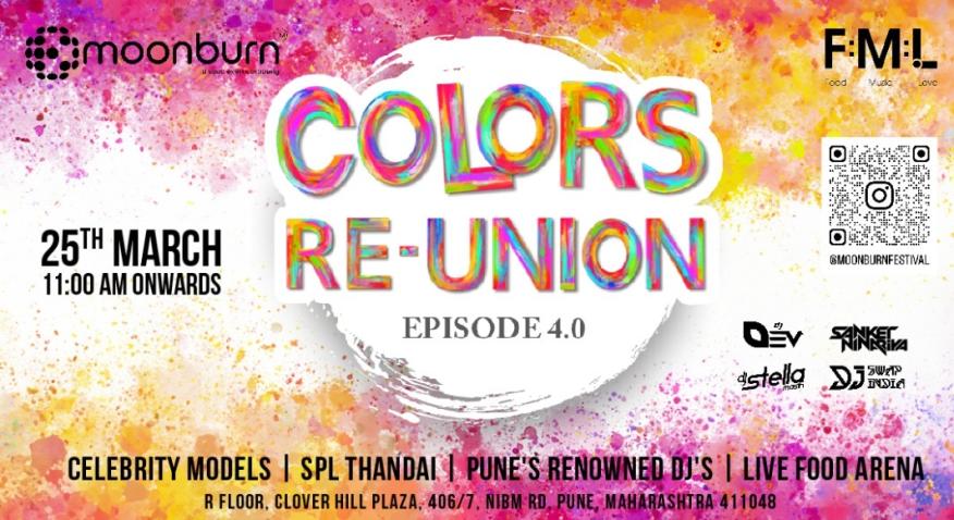 Colors Re-Union at FML NIBM | HOLI 2024