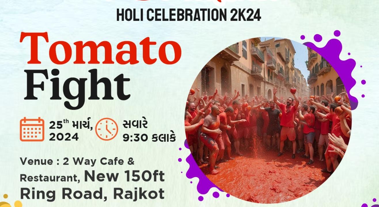 Tomatina Holi Celebration 2K24 @ Rajkot | HOLI 2024