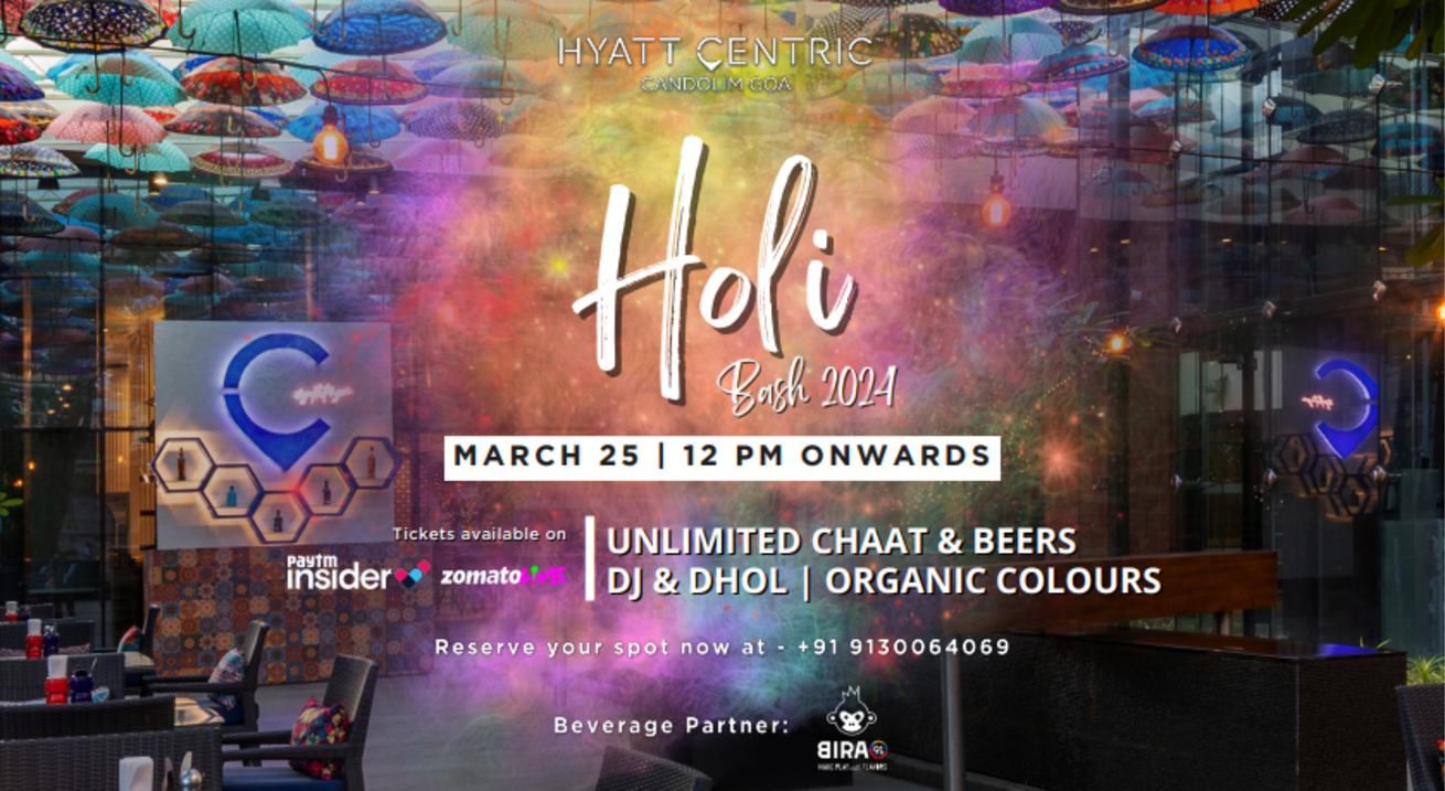 Hyatt Centric's Holi Bash 2024 | HOLI 2024