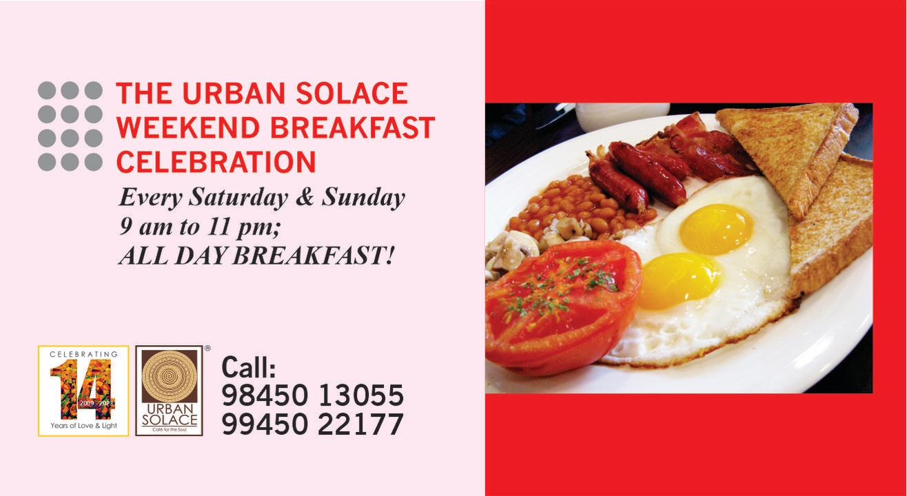 The Urban Solace Weekend Breakfast Celebration 