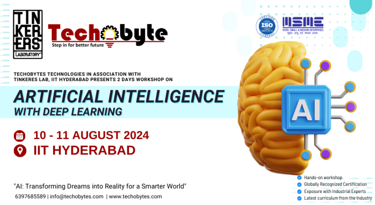 ARTIFICIAL INTELLIGENCE WORKSHOP AT IIT HYDERABAD