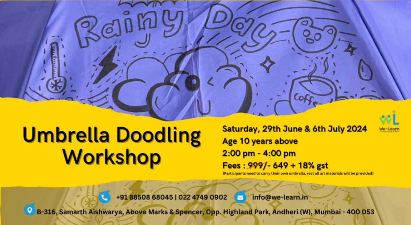 Umbrella doodling workshop