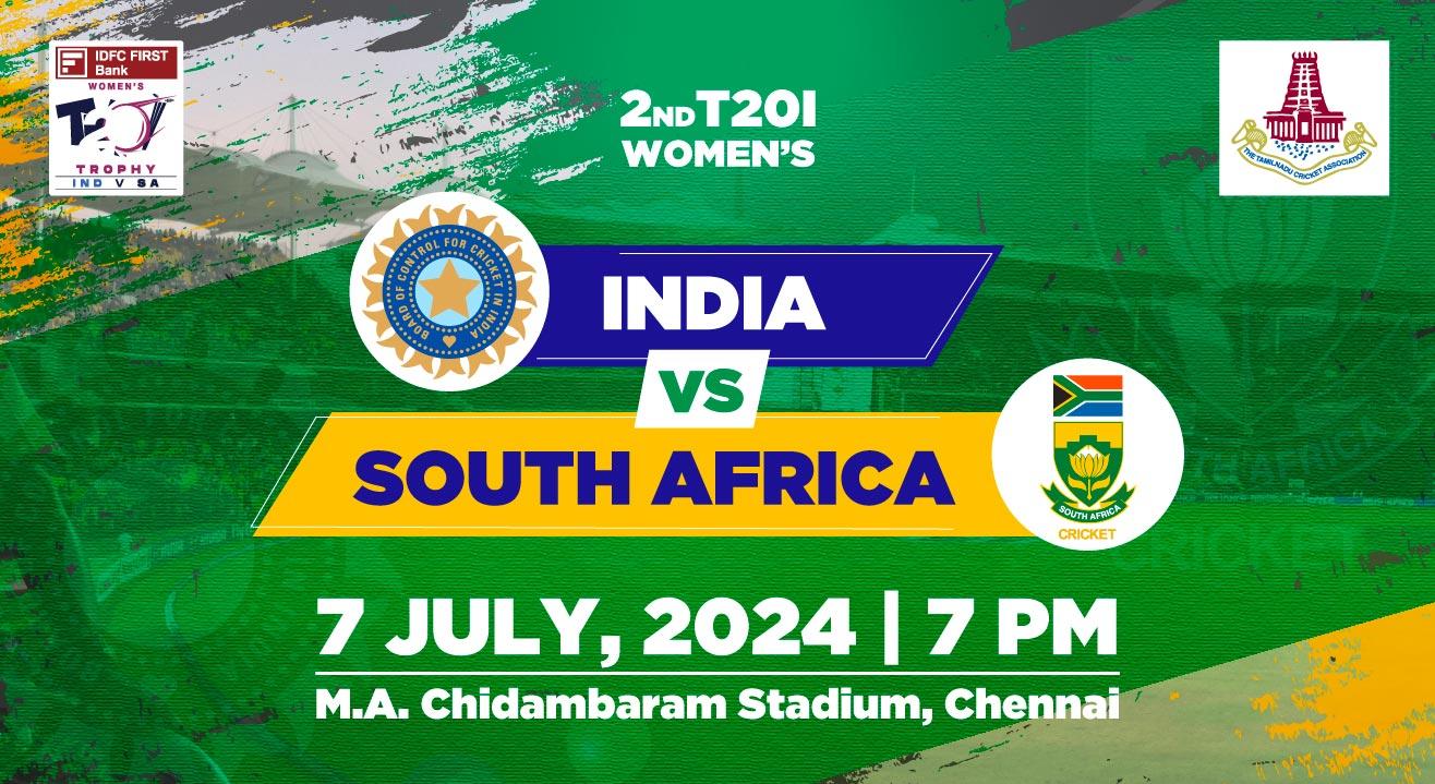 IDFC FIRST Bank Series 2nd Women's T20I: India vs South Africa, Chennai