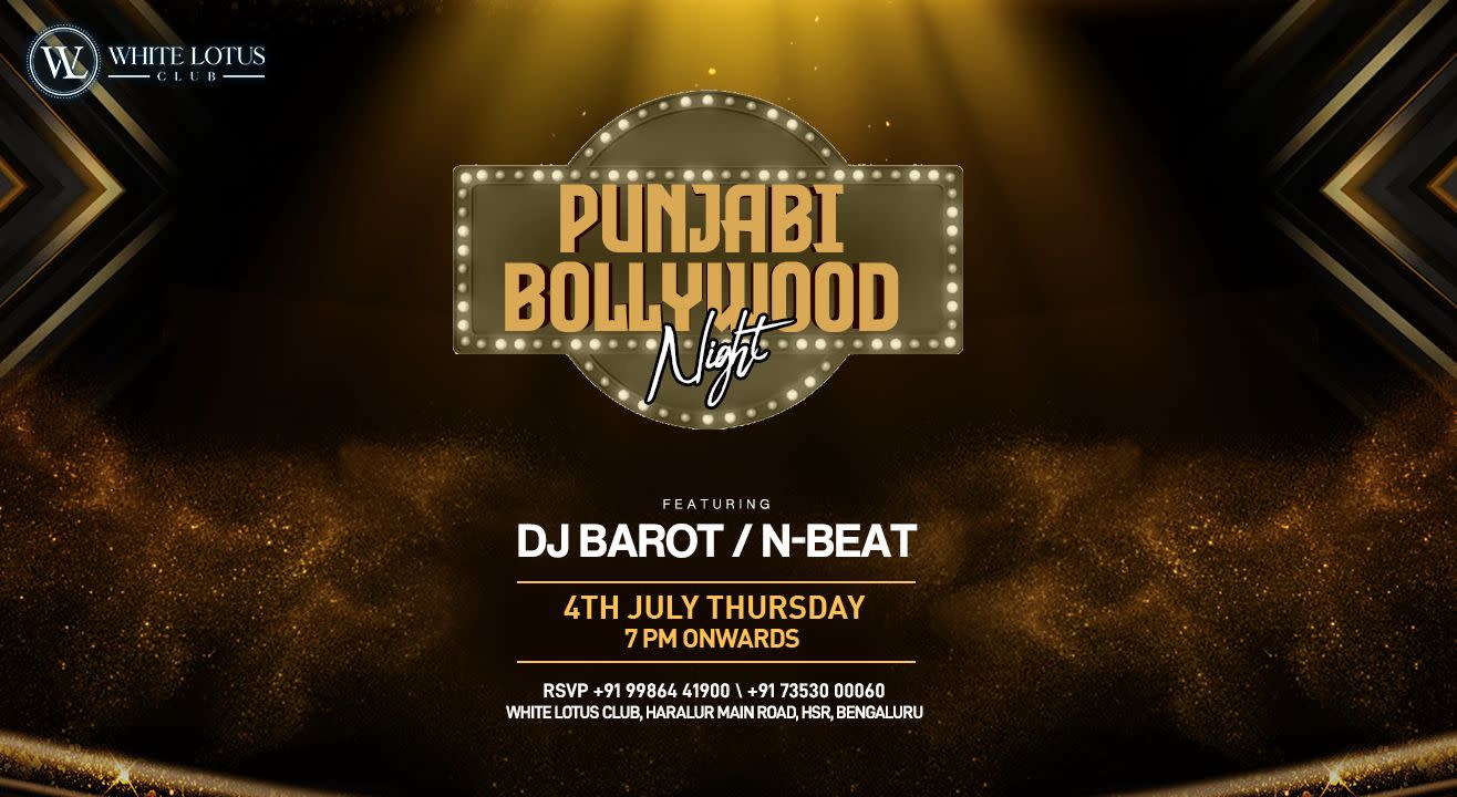 PUNJABI BOLLYWOOD NIGHT | 4TH |JULY  | WMW2024