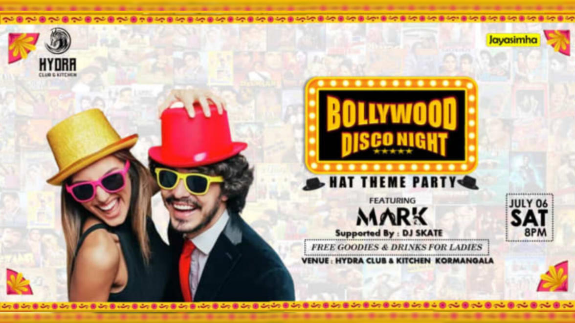 Bollywood Disco Hat Theme Party | Hydra Club & Kitchen Koramangala 