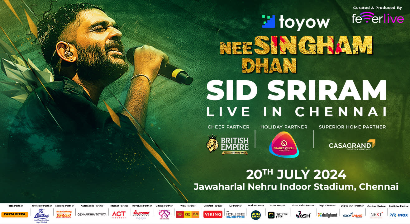 Sid Sriram Live In Concert | Chennai