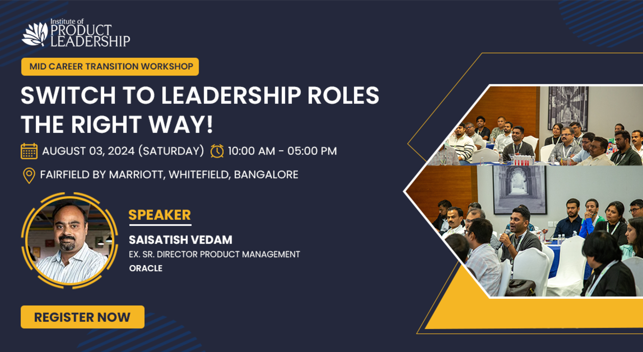 Career Transition Workshop: Switch to Leadership Roles the Right Way!