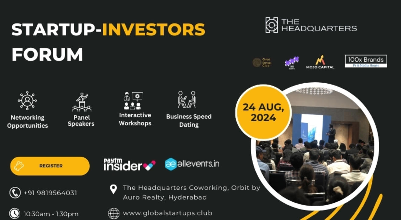 Startup Investors Forum