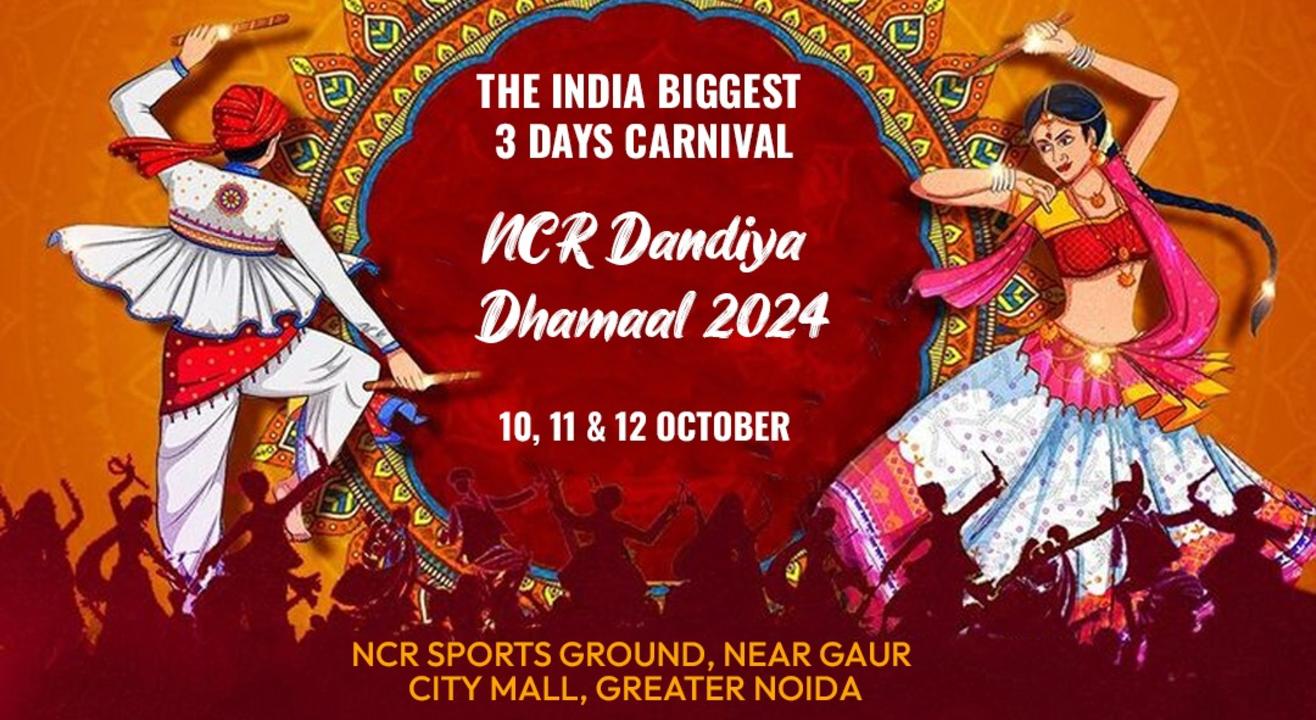 NOIDA' BIGGEST "NCR DANDIYA DHAMAAL 2024" | Navratri 2024