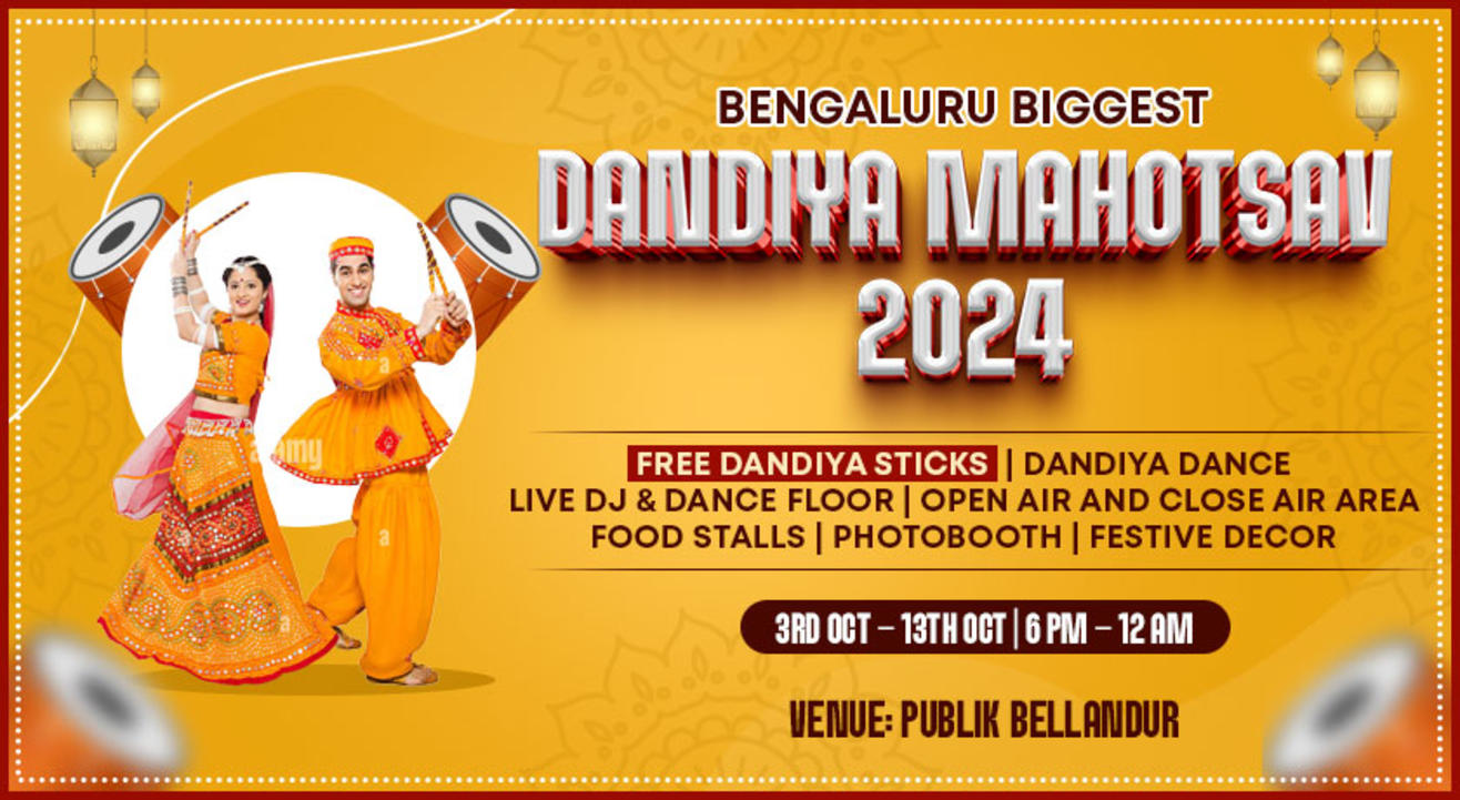 Biggest Open Air Dandiya Mahotsava | Navratri 2024