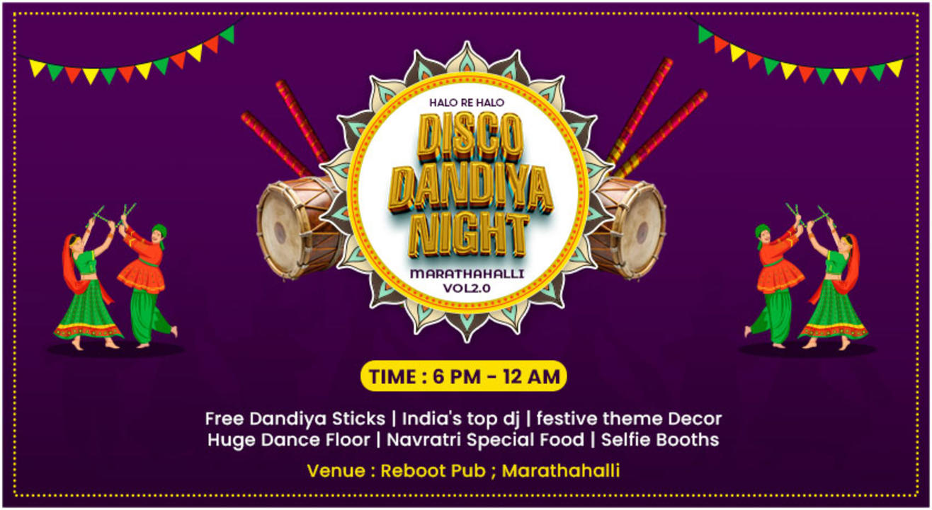 Marathahalli BIGGEST DISCO DANDIYA NIGHT 2024 | Navratri 2024