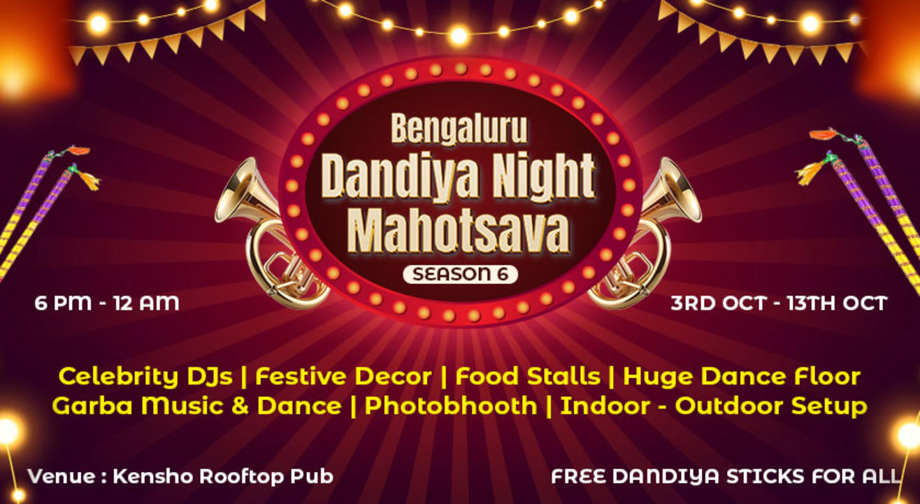 Biggest Open Air Rooftop Dandiya Mahotsava Season 6 | Navratri 2024