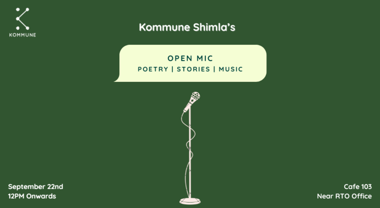 Kommune Shimla's Open Mic