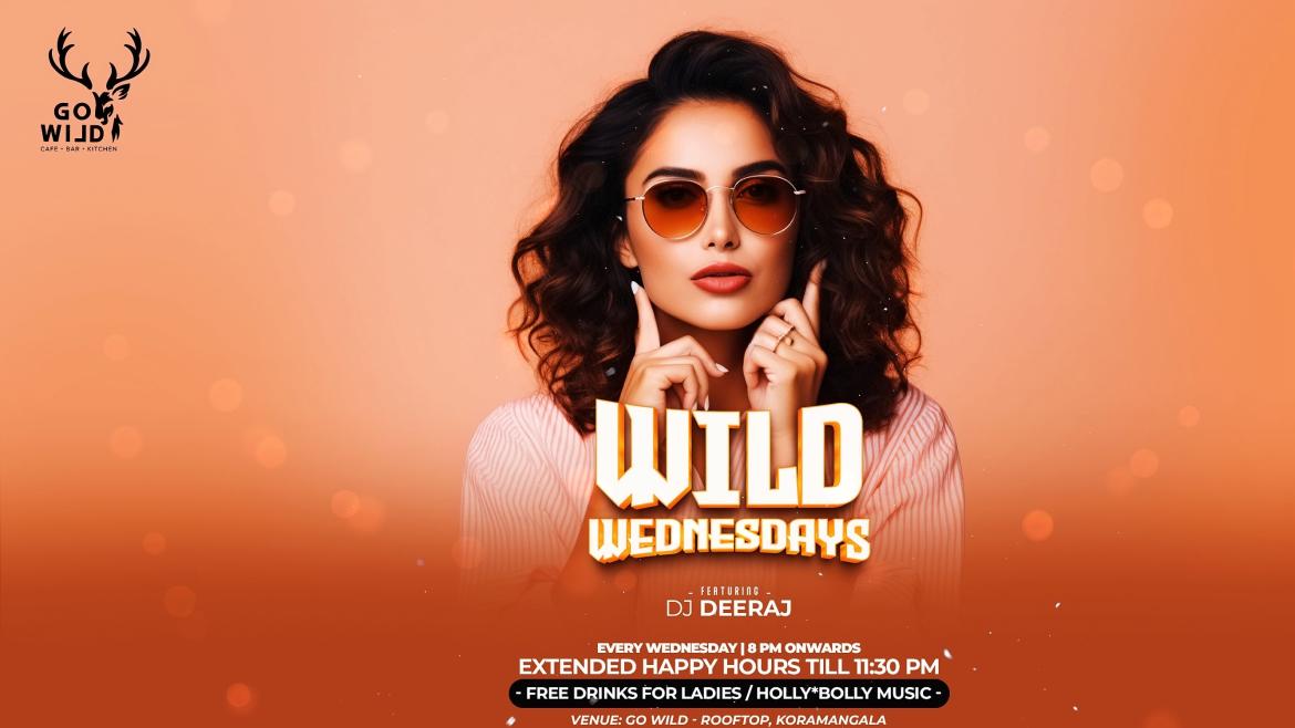 Wild Wednesday Ladies Night @ GoWild Rooftop Koramnagala