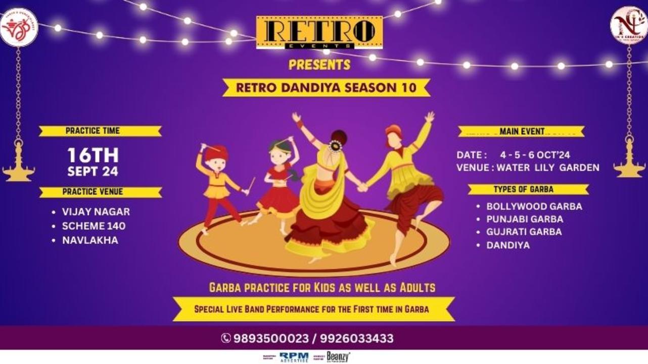 Garba Workshop By RETRO Events | Navratri 2024