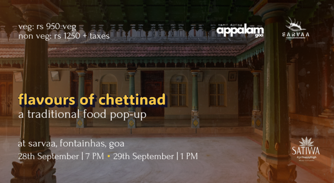 Flavours of Chettinad- Sarvaa x Appalam 