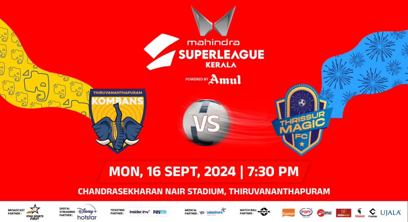 SLK 2024: Thiruvananthapuram Kombans vs Thrissur Magic FC