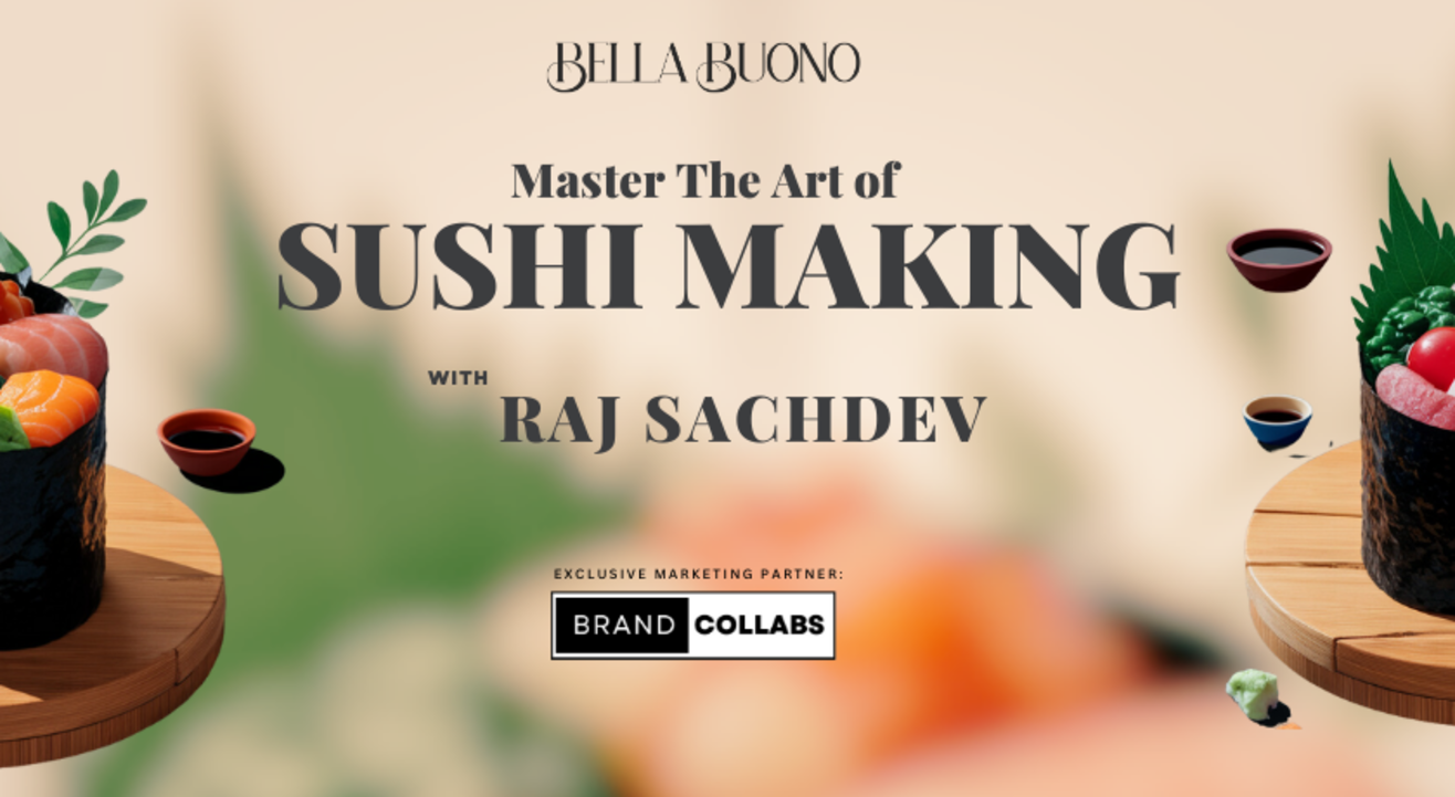 Sushi Making Workshop with Chef Raj - Master the Art of Sushi