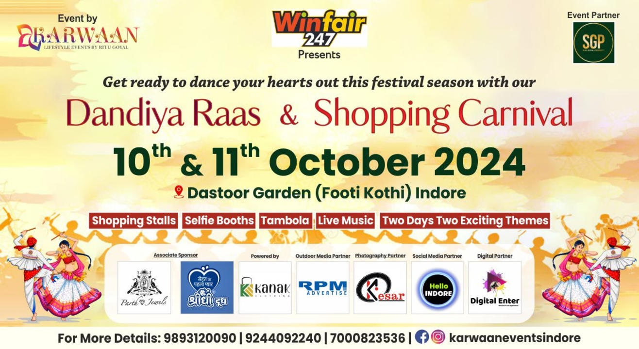 Dandiya Raas & Shopping Carnival  | Navratri 2024