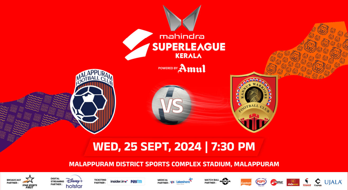 SLK 2024: Malappuram FC vs Kannur Warriors